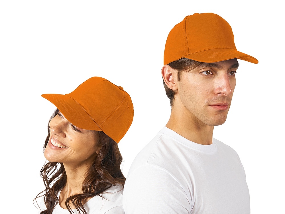 Бейсболка "Memphis" 5-ти панельная, оранжевый