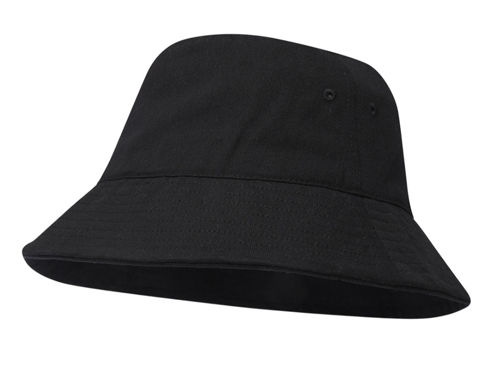 Панама Wicklow из переработанного материала - Сплошной черный