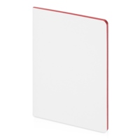 Бизнес-тетрадь А5 &quot;Pragmatic Contrast&quot;, 40 листов в клетку, белый с красным срезом
