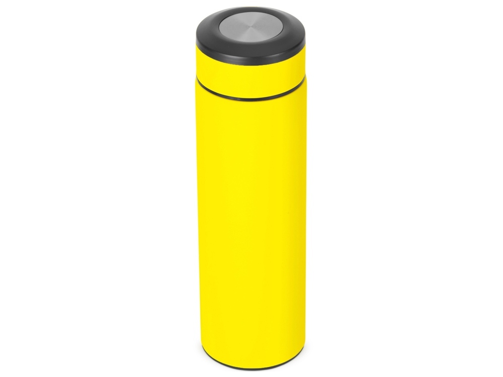 Вакуумный термос &quot;Vacuum Flask C1&quot;, soft touch, 420мл, желтый