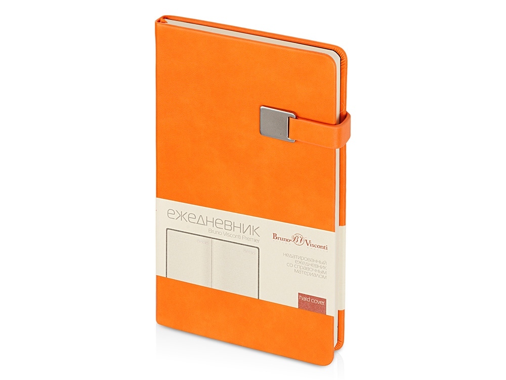 Ежедневник недатированный А5 &quot;Premier&quot;, оранжевый