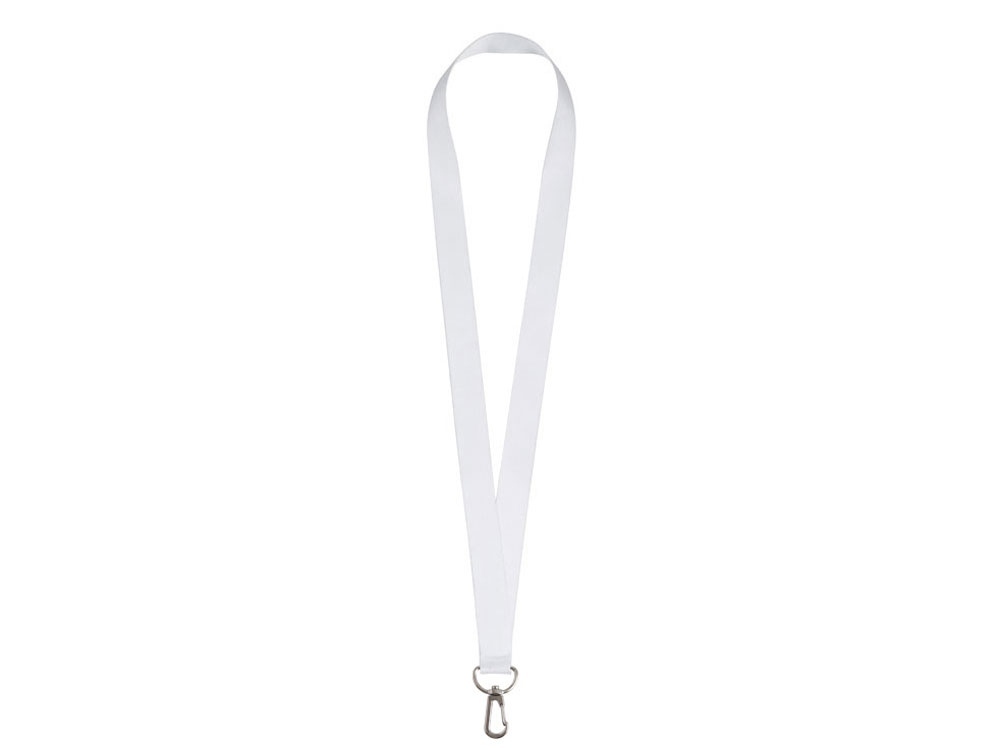 Ланъярд 2 см под сублимацию с трендовым карабином, серебристый