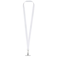 Ланъярд 2 см под сублимацию с трендовым карабином и металлическим держателем для телефона, серебристый