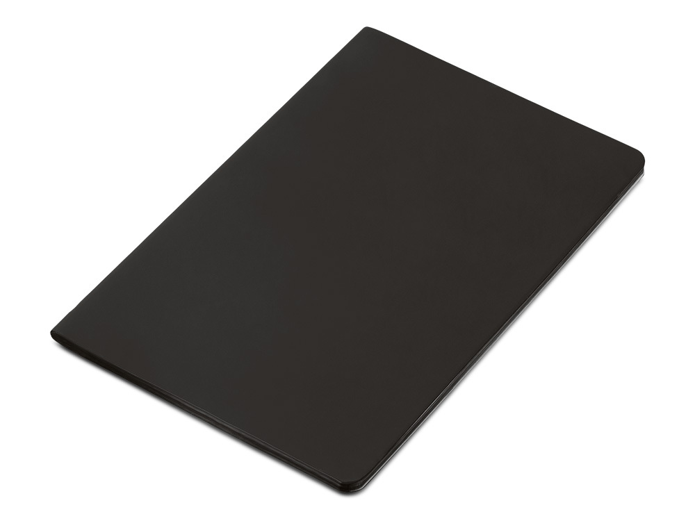 Блокнот "Audrey" А5 на сшивке в гибкой обложке софт-тач, черный