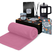 Подарочный набор «Re:y. Vive» с пледом, френч-прессом и кофе