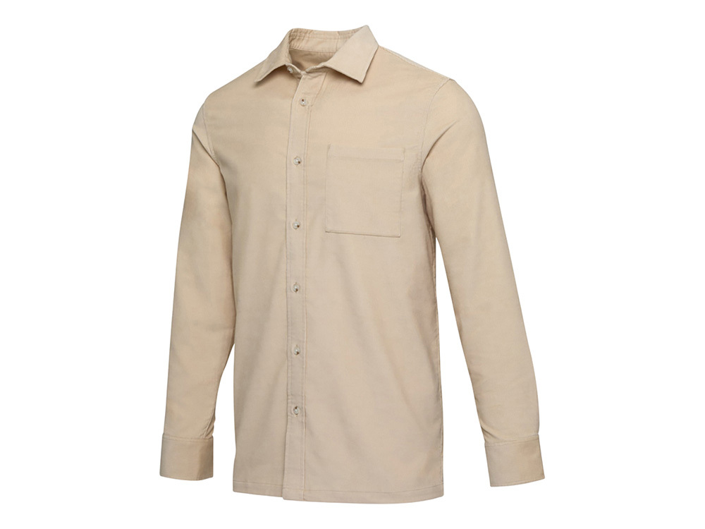 Alum вельветовая рубашка унисекс - Oatmeal