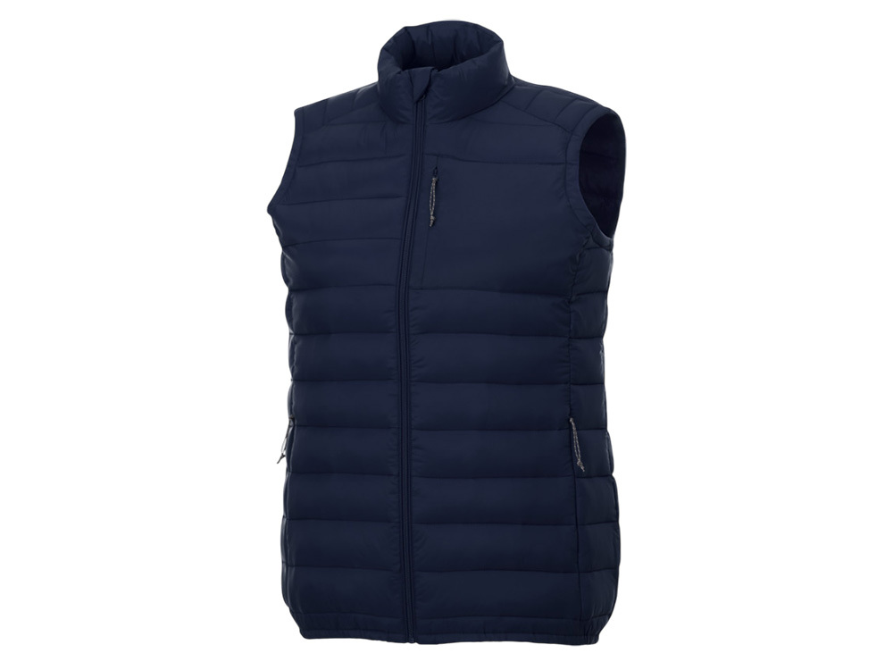 Женский утепленный жилет Pallas  из переработанных материалов по стандарту GRS - Темно - синий