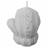 Свеча &quot;Рукавичка&quot;, серый