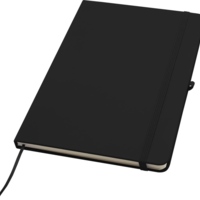 Блокнот Spectrum Plus формата A5 в твердой обложке - сплошной черный