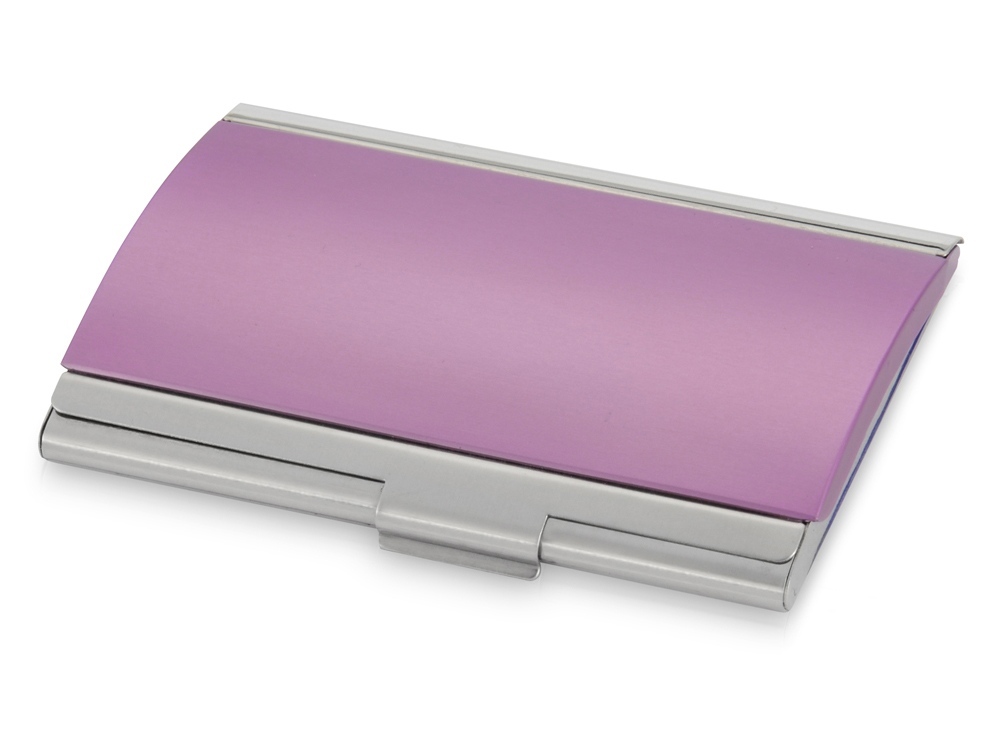 Визитница «Смит», фиолетовый/серебристый