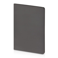 Бизнес-тетрадь А5 &quot;Pragmatic Contrast&quot;, 40 листов в клетку, серый с черным срезом