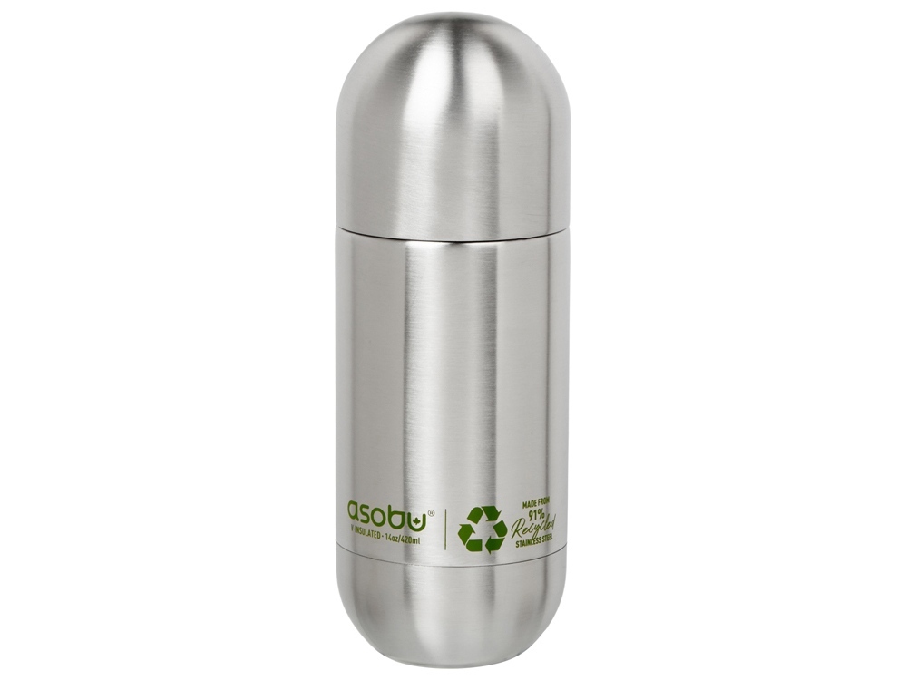 Термос «ORB», переработанная нержавеющая сталь (Р)