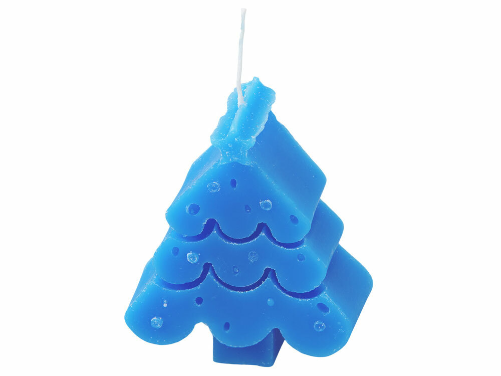 Свеча &quot;Елочка&quot;, синий