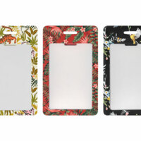 Чехол для пропуска с полноцветной УФ-печатью, софт-тач