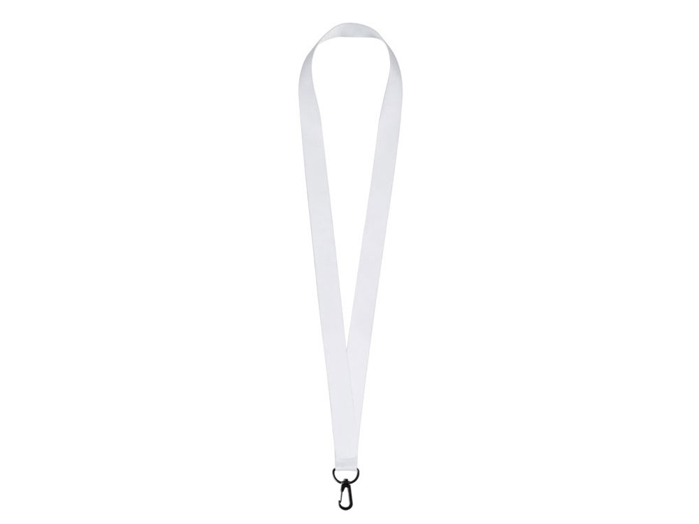 Ланъярд 2 см под сублимацию с трендовым карабином, черный