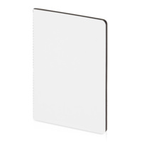 Бизнес-тетрадь А5 &quot;Pragmatic Contrast&quot;, 40 листов в клетку, белый с черным срезом