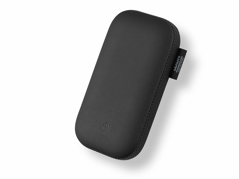 Внешний аккумулятор с беспроводной колонкой Powersound, черный