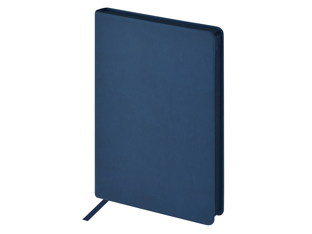 Ежедневник А5 &quot;Megapolis Color New&quot; soft-touch, темно-синий