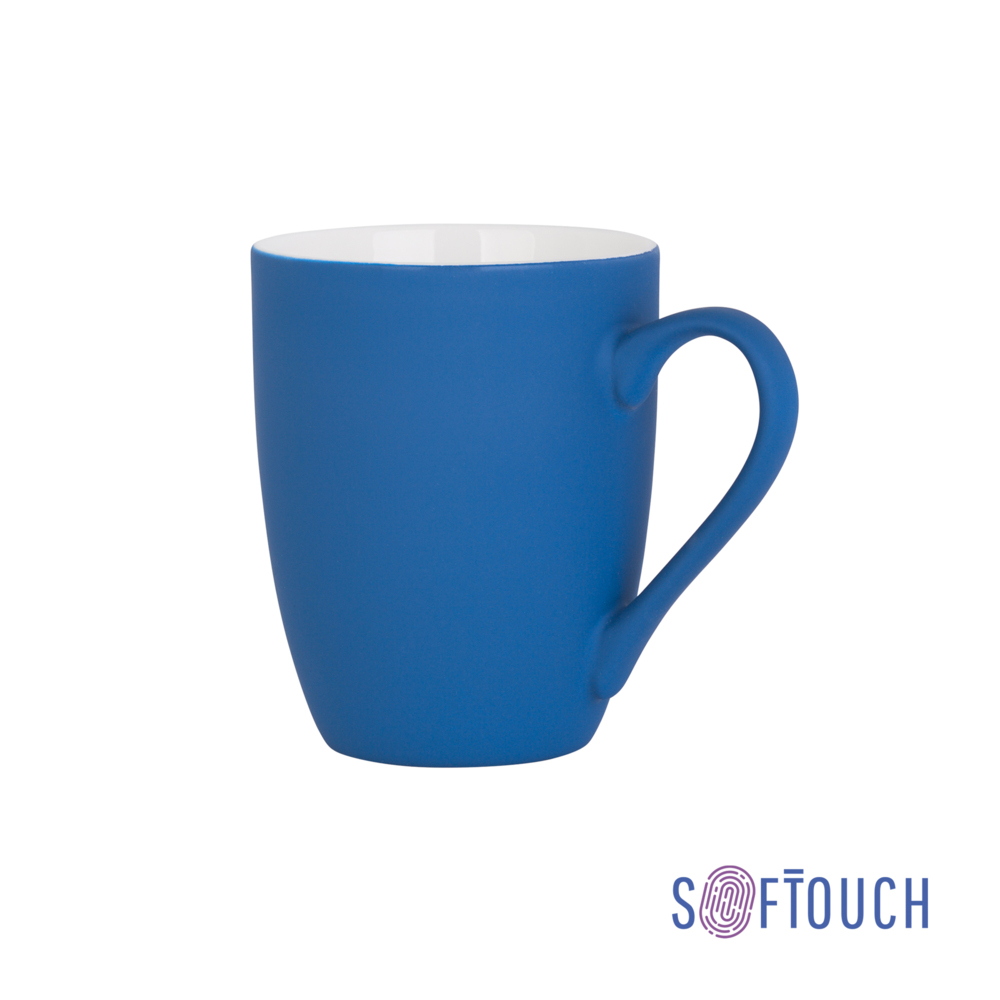 Кружка &quot;Trend&quot;, покрытие soft touch синий