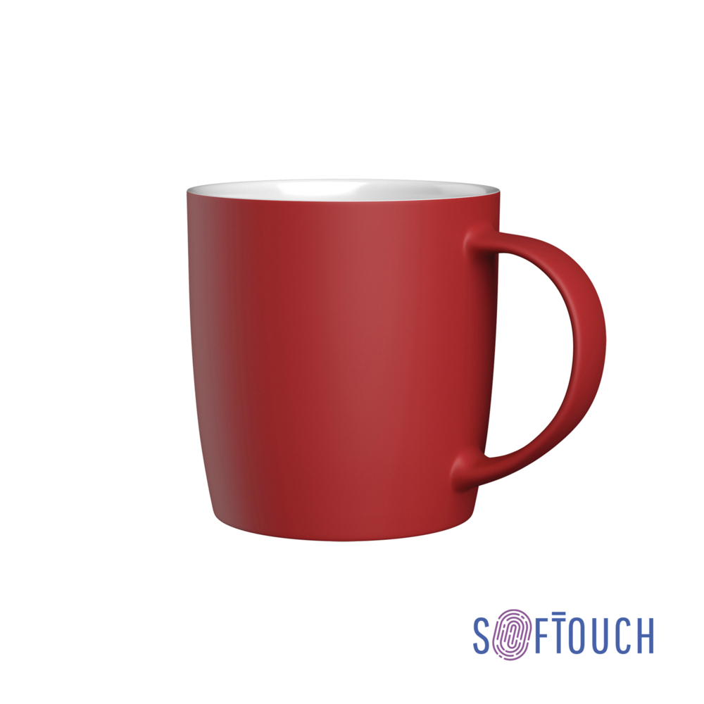 Кружка &quot;Best&quot;, покрытие soft touch красный