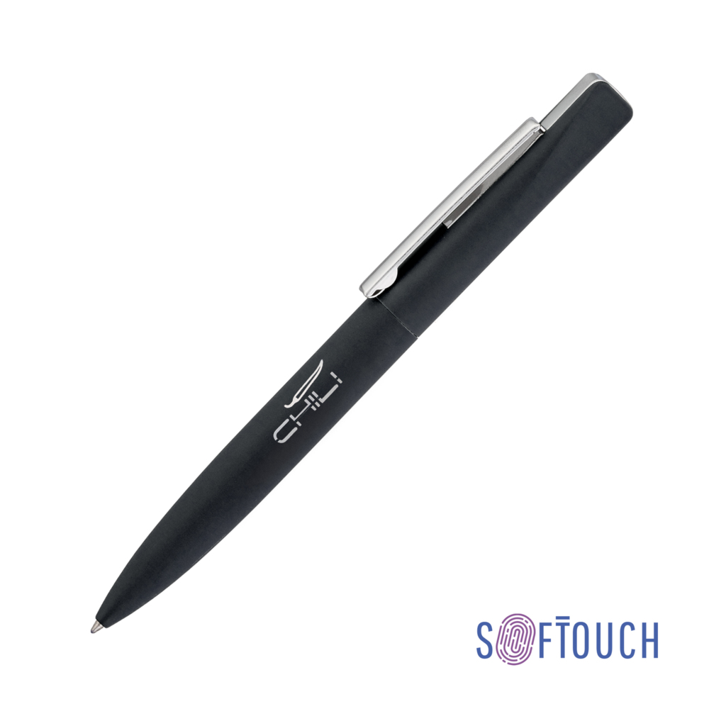 Ручка шариковая &quot;Mercury&quot;, покрытие soft touch черный