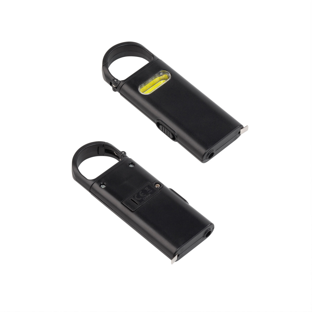 Фонарик "Spark" с рулеткой и карабином