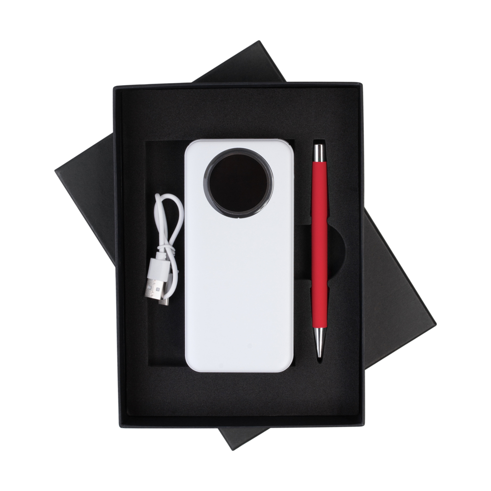 Набор "Гарант" белый с красным