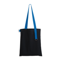Шоппер Superbag black (чёрный с голубым)