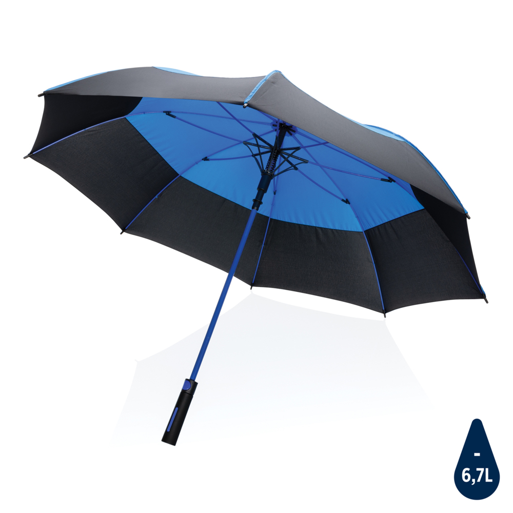 Зонт-антишторм Impact из RPET AWARE™ 190T, 27&quot;