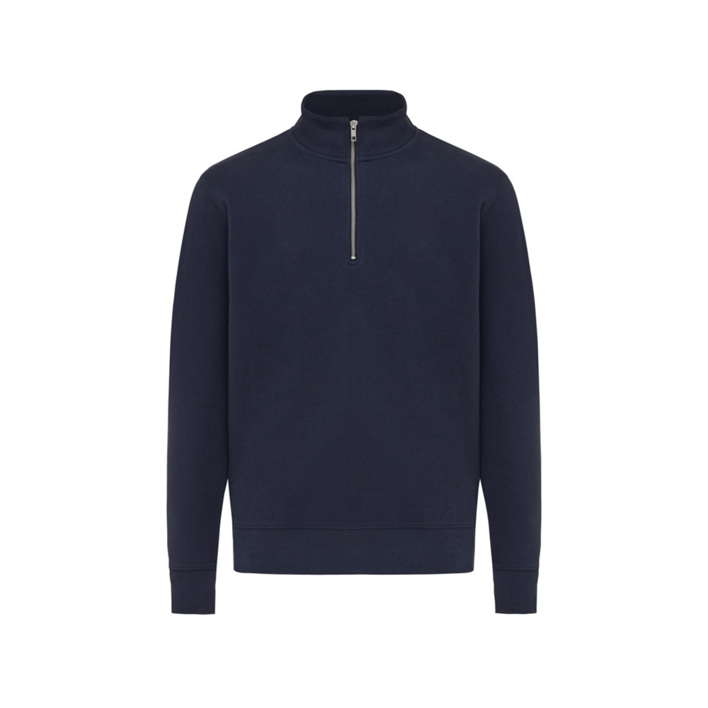 Свитшот на молнии Iqoniq Elgon из переработанного хлопка, 300 г/м²