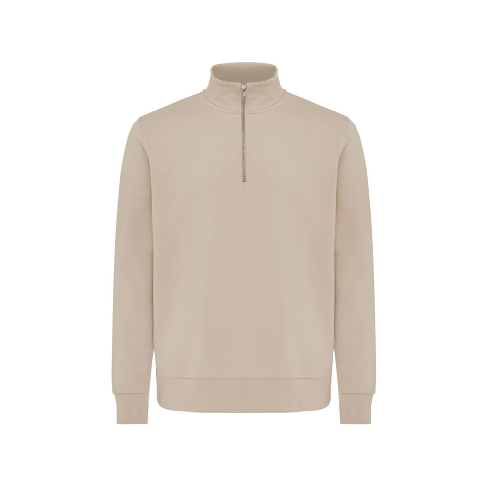 Свитшот на молнии Iqoniq Elgon из переработанного хлопка, 300 г/м²