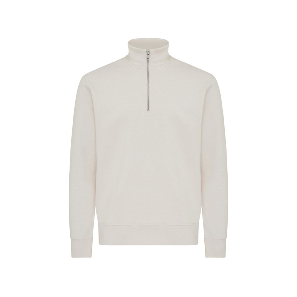 Свитшот на молнии Iqoniq Elgon из переработанного хлопка, 300 г/м²