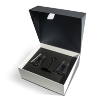 Набор из двух бокалов для белого вина и одной ножки